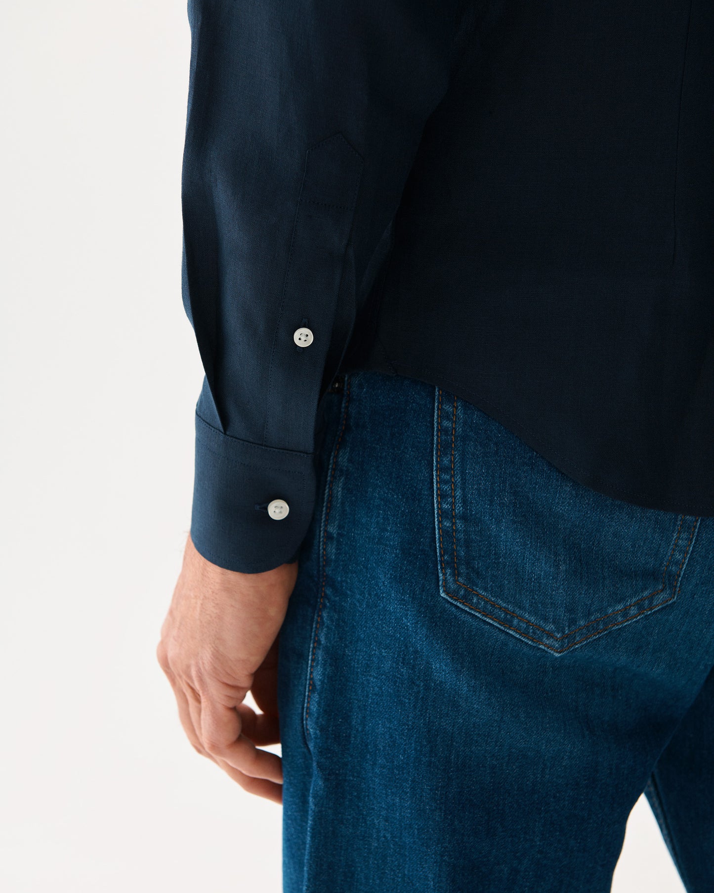 Linen Shirt Navy