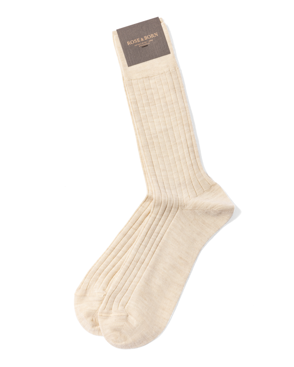 Wool Ankle Socks Beige