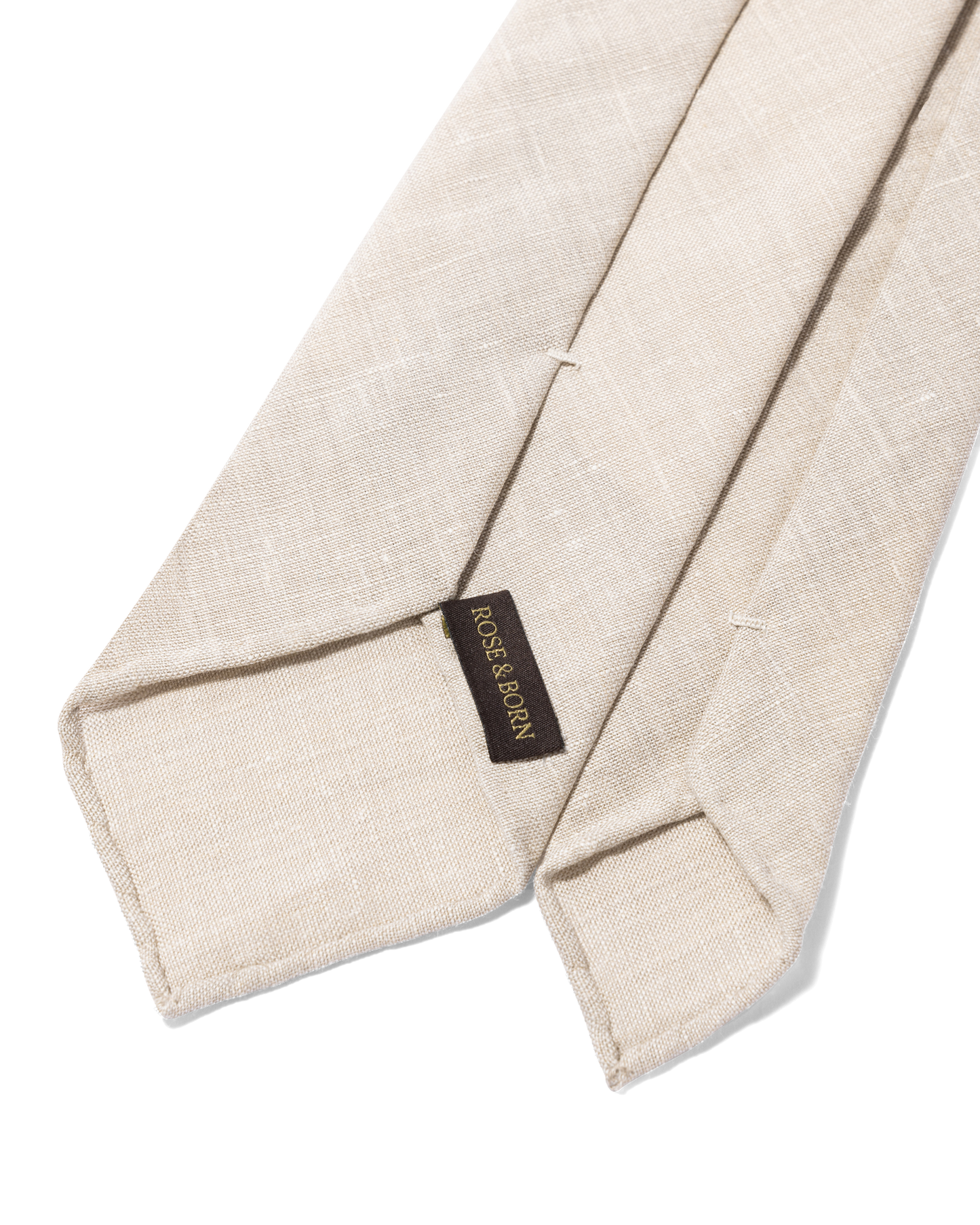 Linen Blend Tie Sand