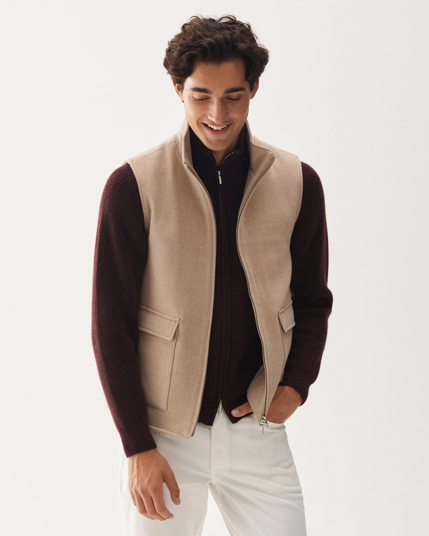 Vest Wool Beige