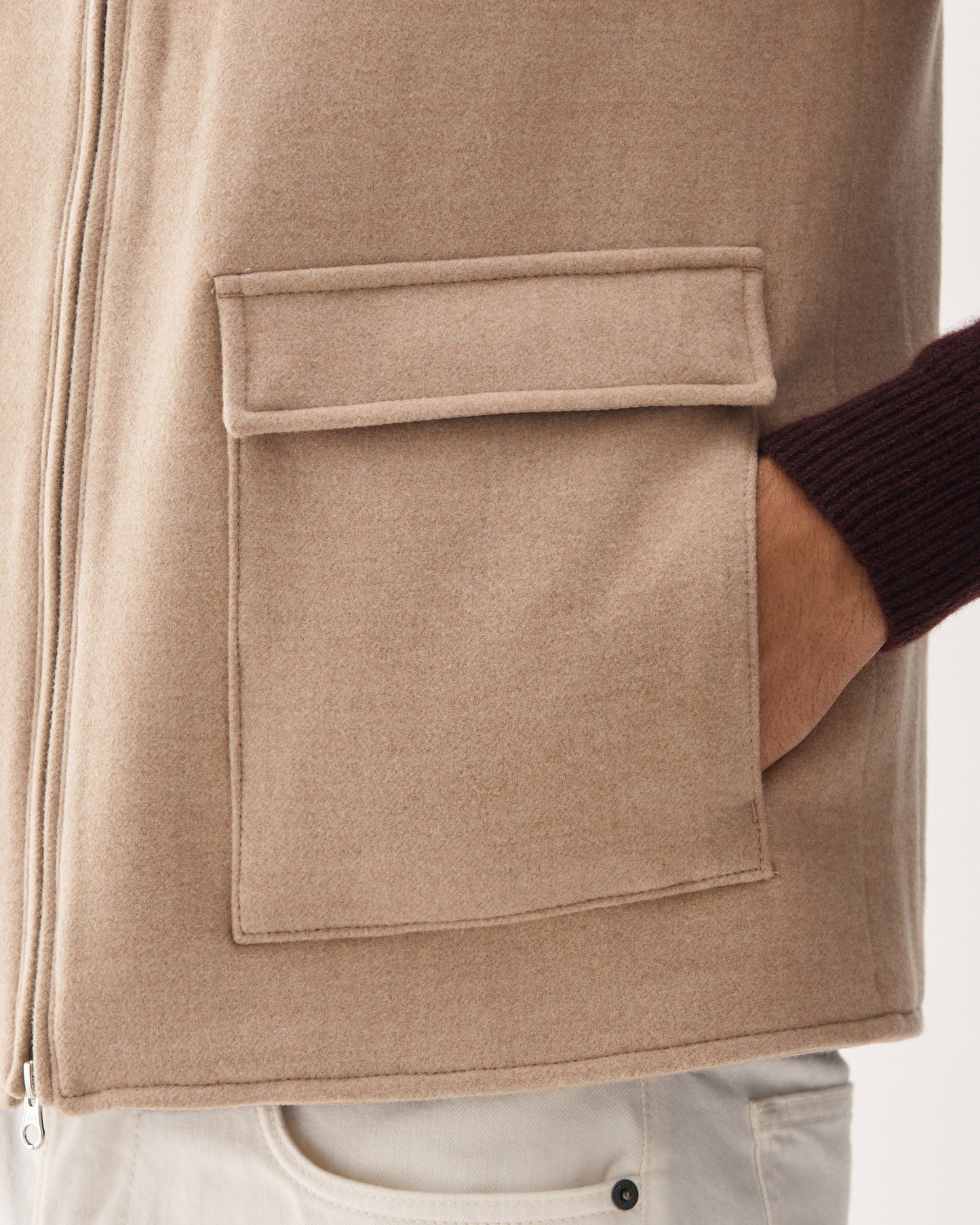 Vest Wool Beige