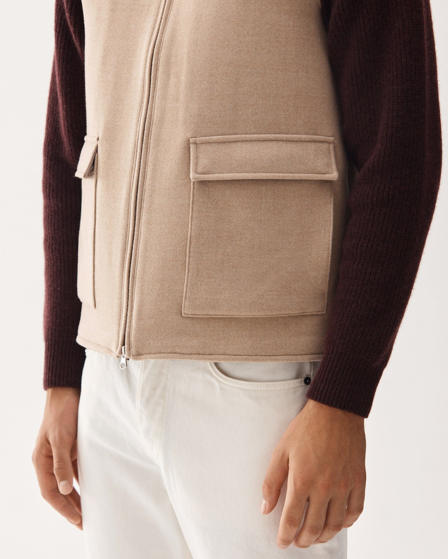 Vest Wool Beige