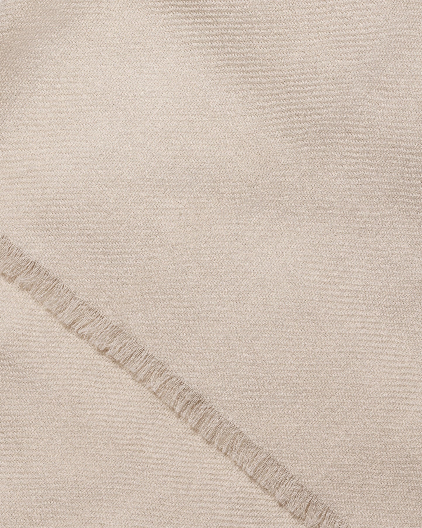 Twill Cashmere Scarf Beige