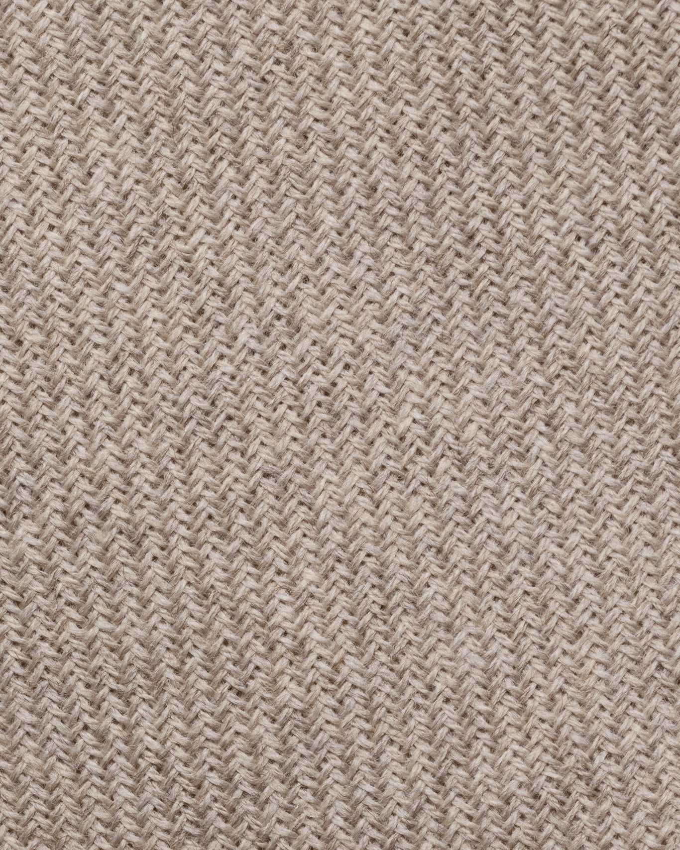 Twill Virgin Wool Scarf Beige