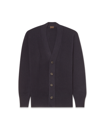 Wool Cardigan Navy