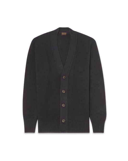 Wool Cardigan Navy