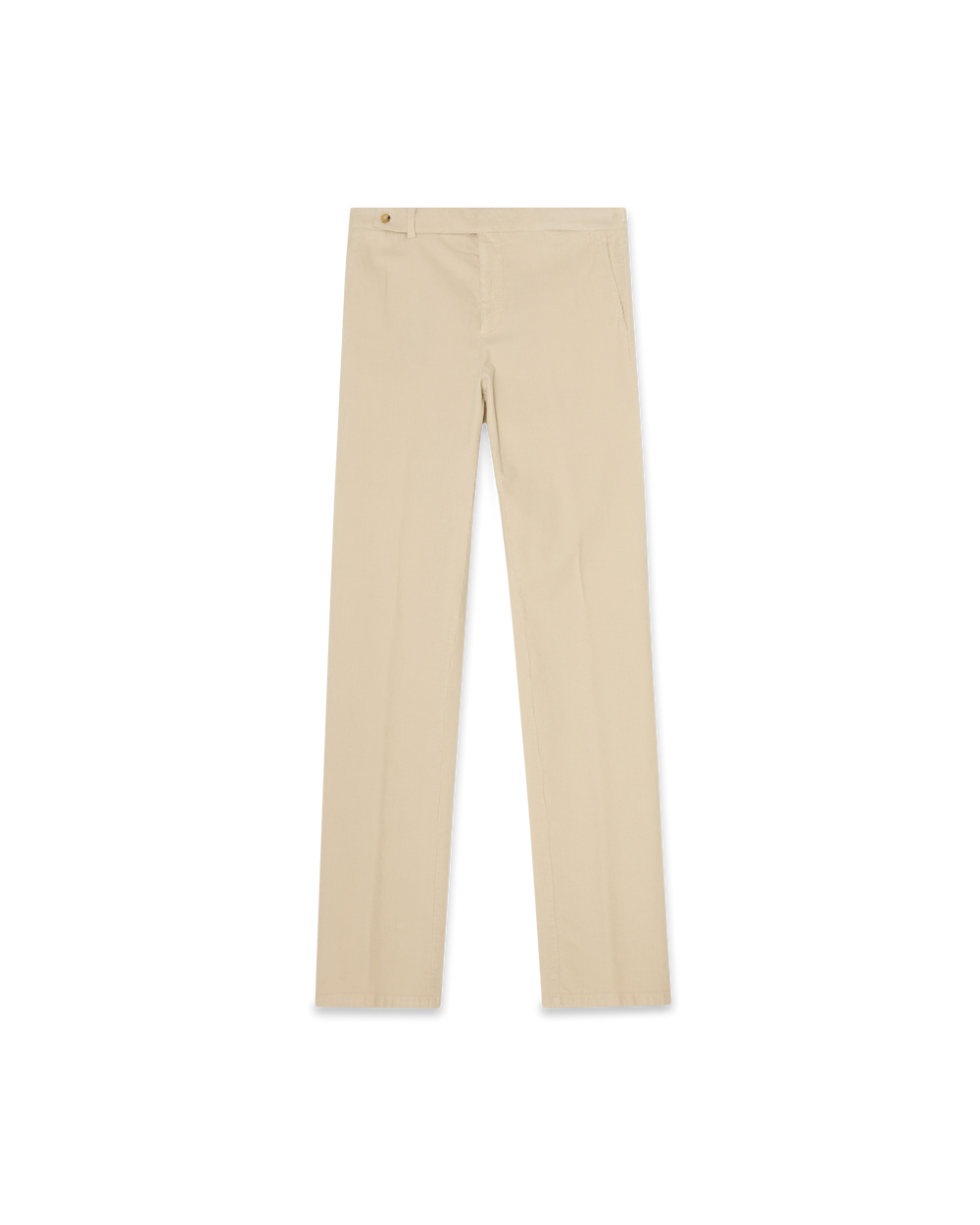 Cotton Cashmere Corduroy Trousers Ivory