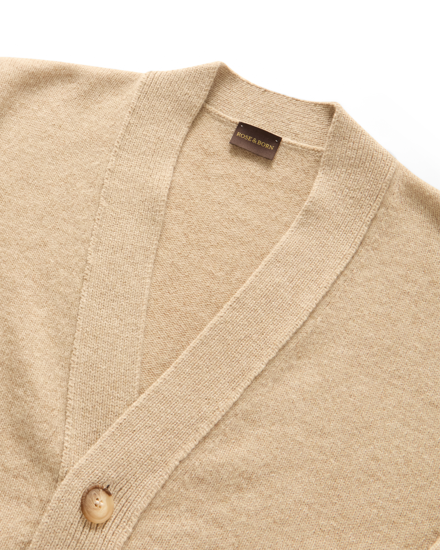 Wool Cardigan Beige