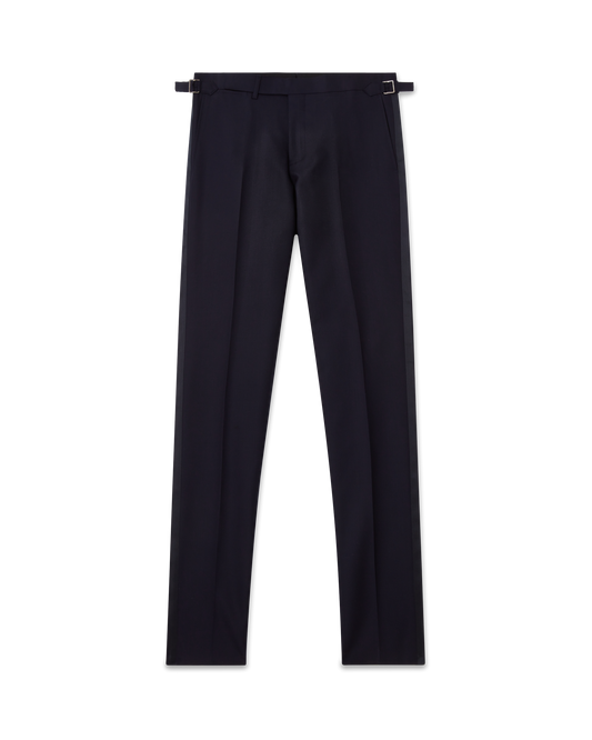 Wool Tuxedo Trouser Navy