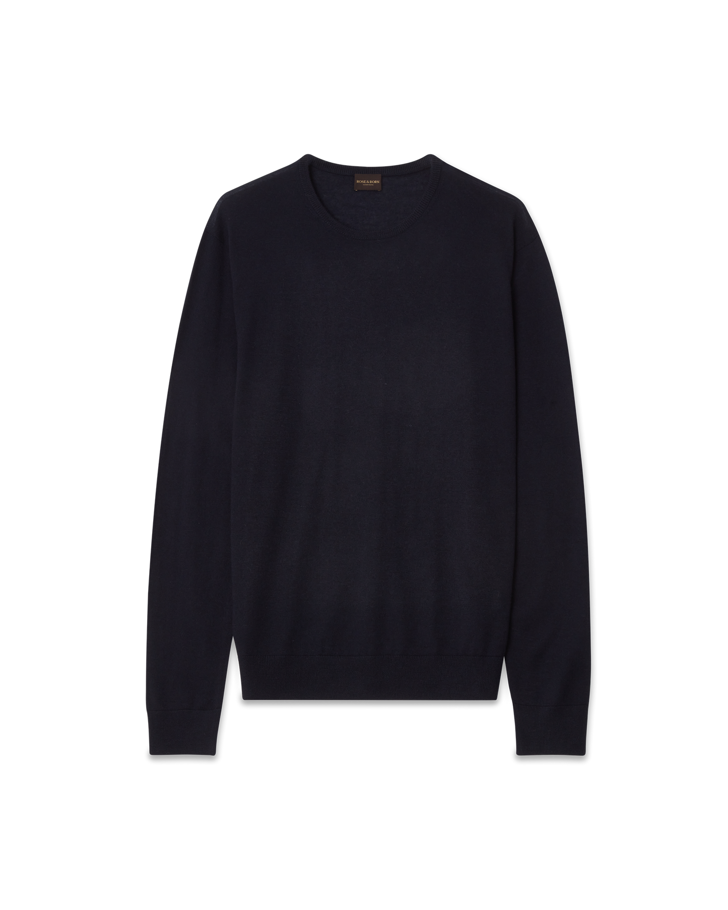 Navy Crew Neck Cashmere Sweater