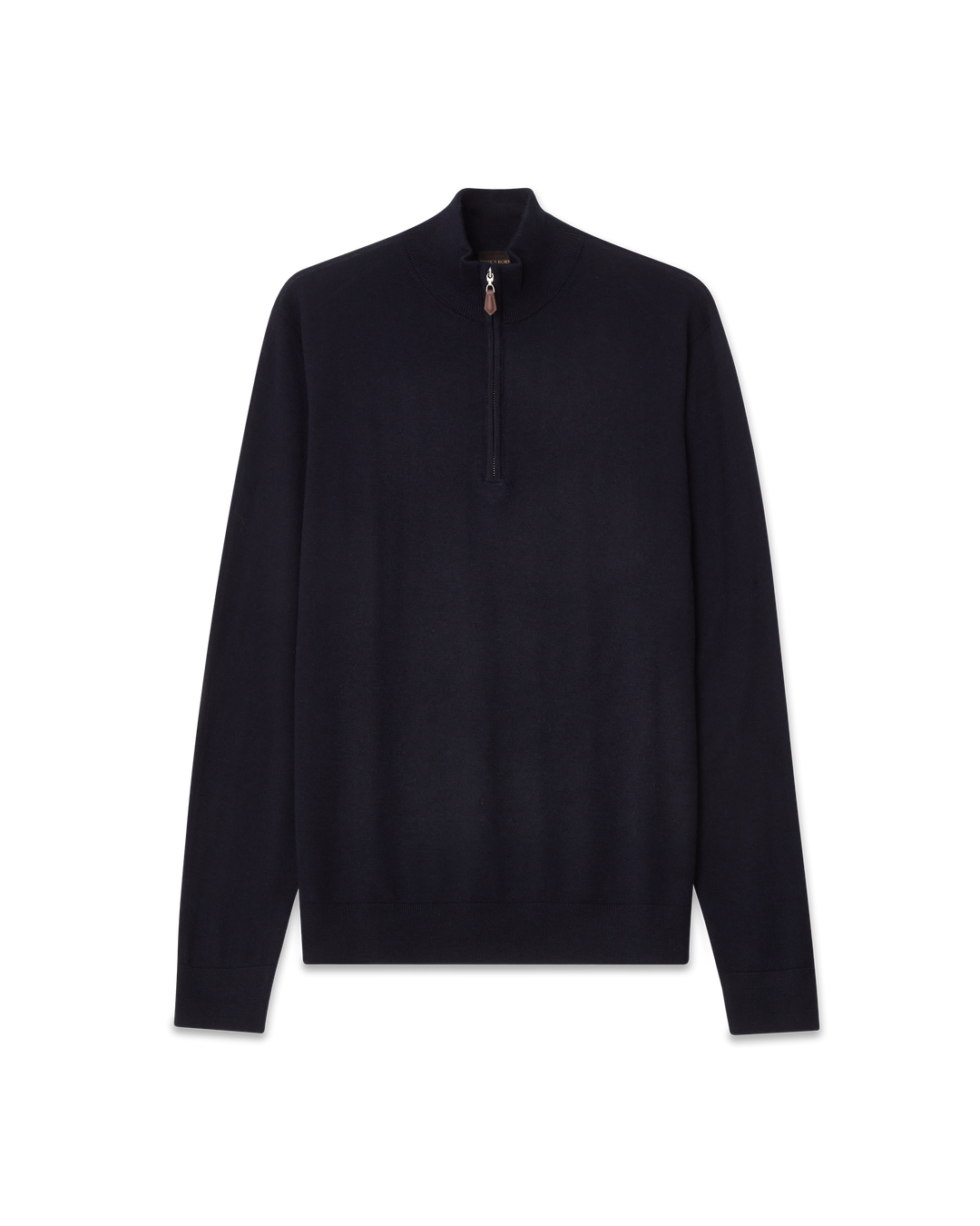 Cashmere Half-Zip Sweater Navy