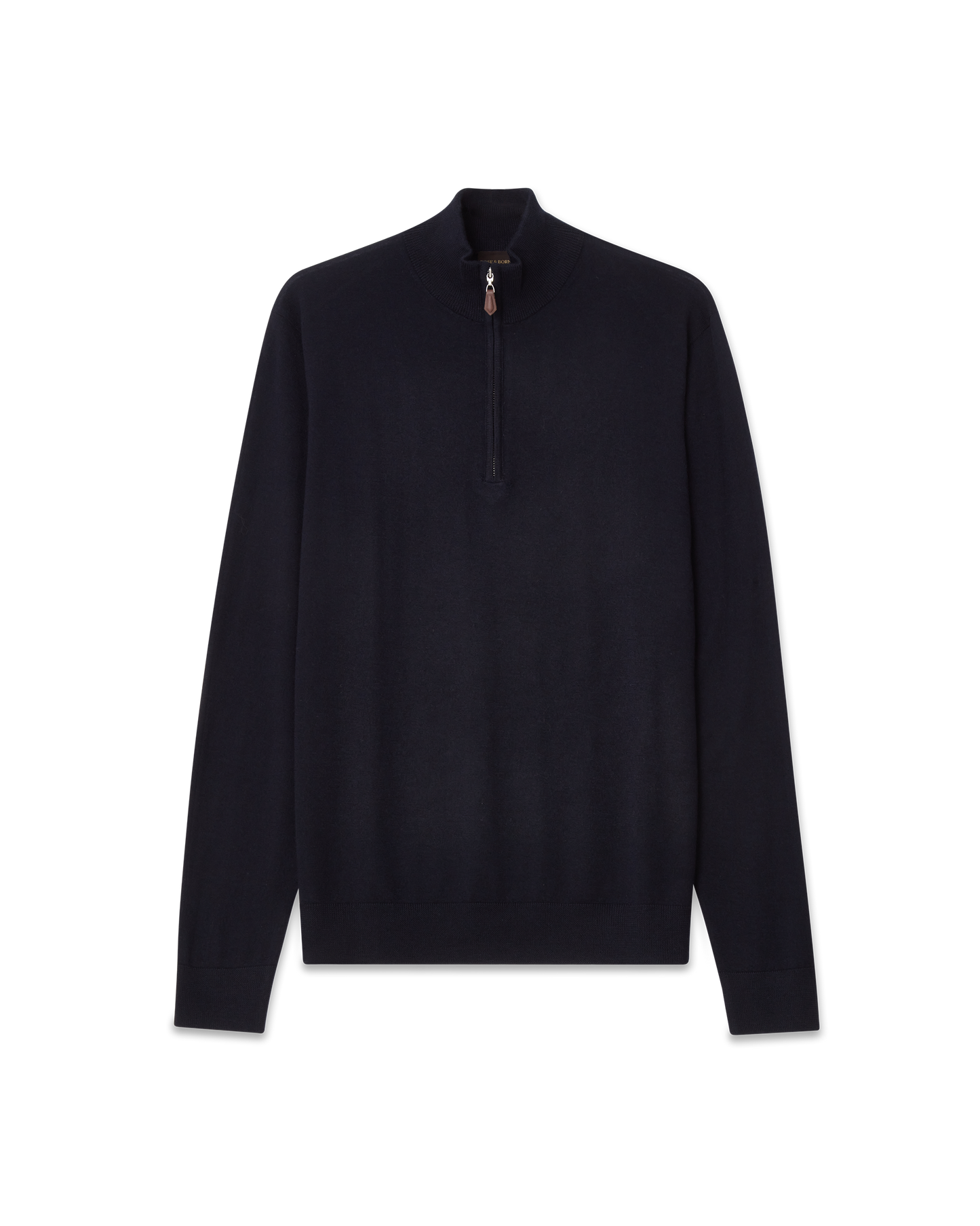 Cashmere Half-Zip Sweater Navy