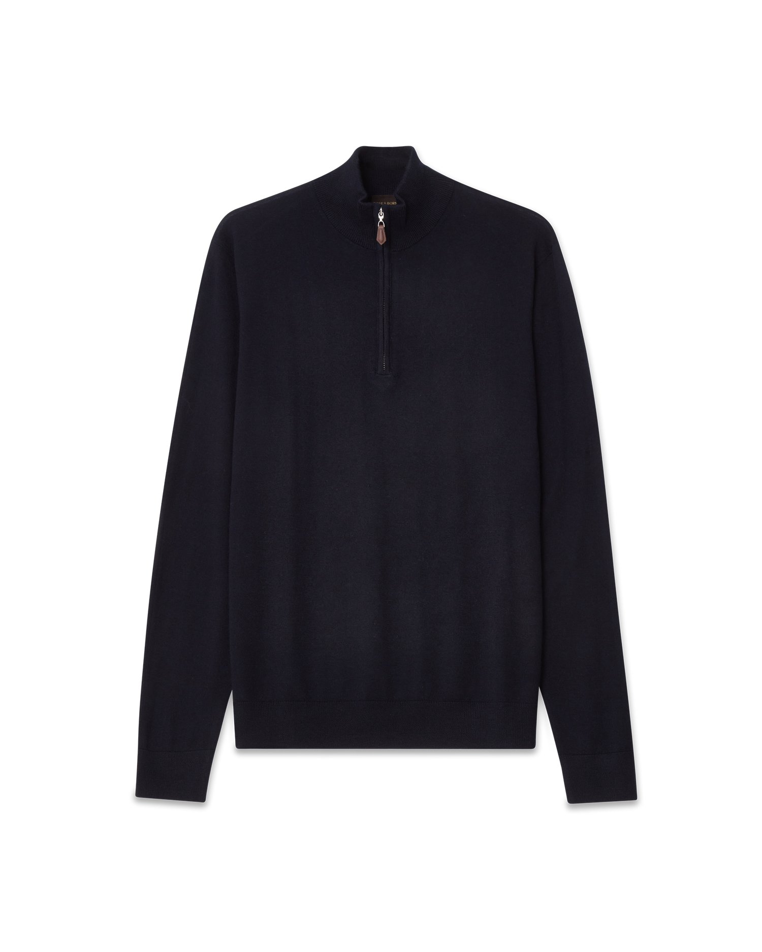 Cashmere Half-Zip Sweater Navy