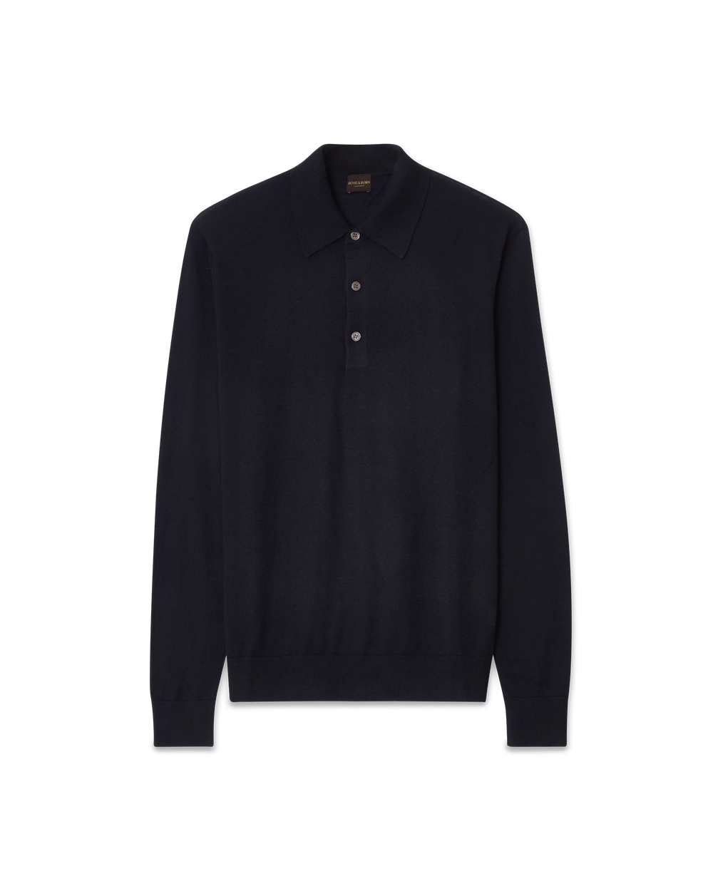 Poloneck Cashmere Sweater Navy