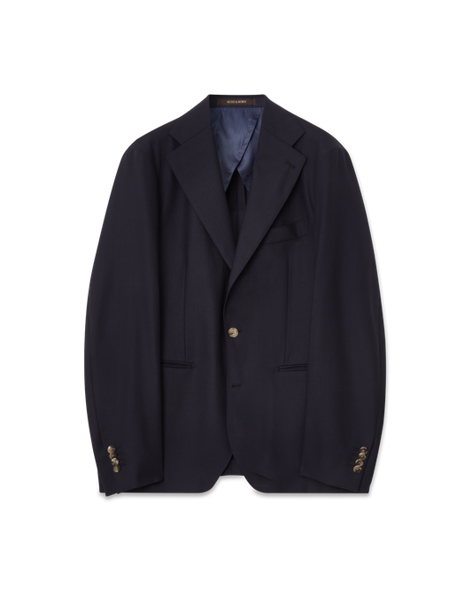 Traveler Wool Suit Navy