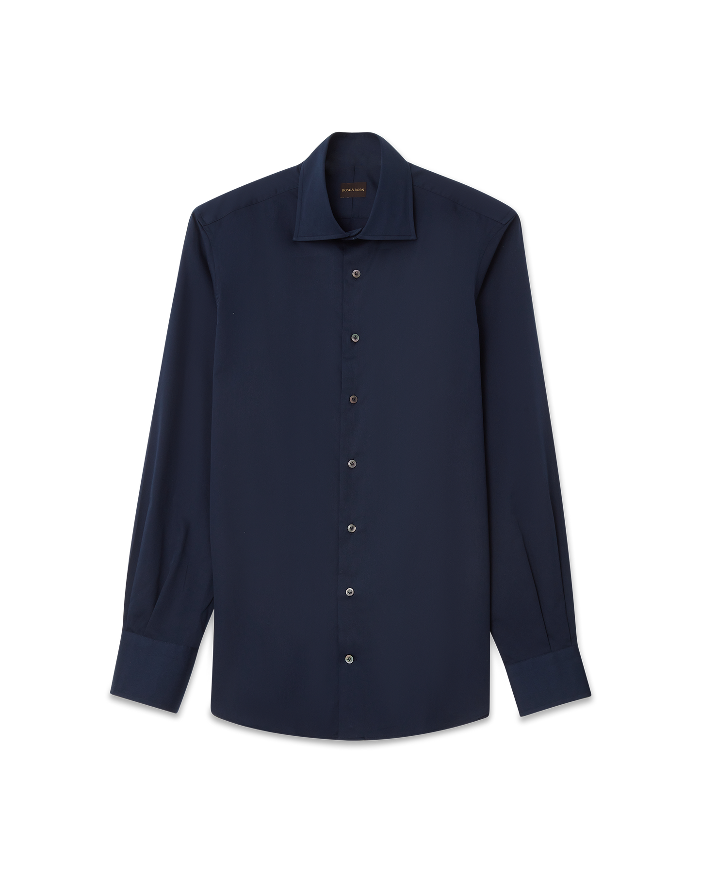 Cotton Sateen Shirt Navy