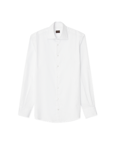 Cotton Sateen Shirt White