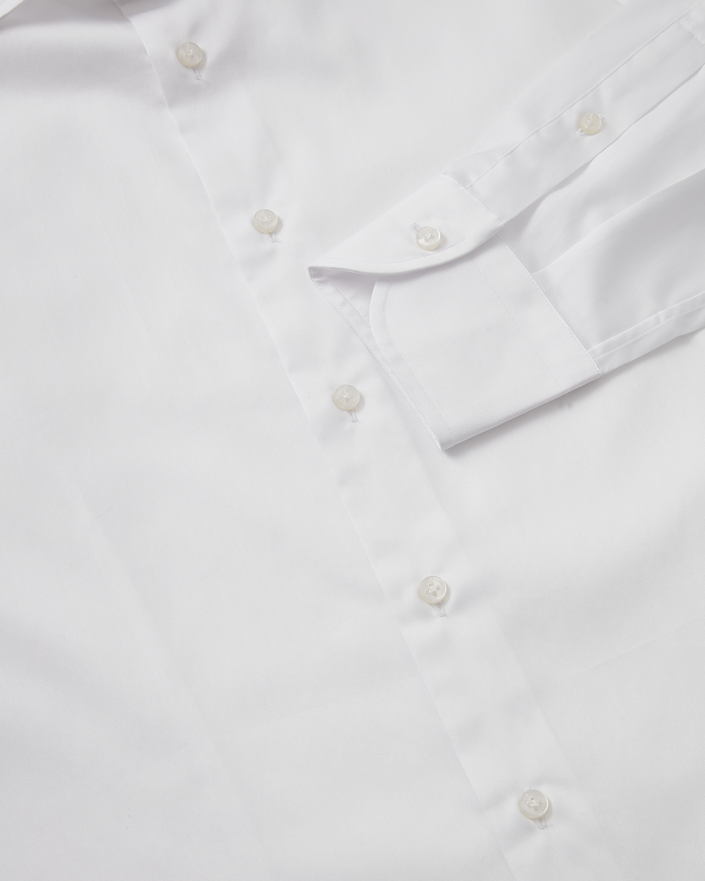 Cotton Sateen Shirt White