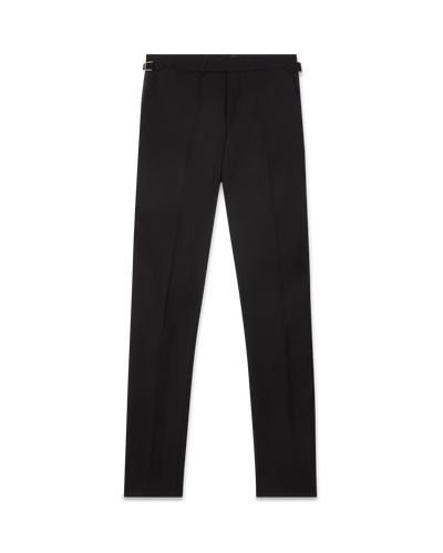 Wool Tuxedo Trouser Black