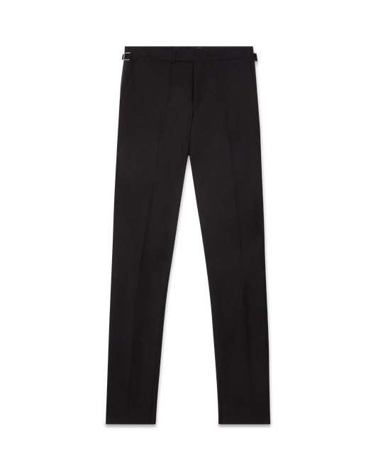 Wool Tuxedo Trouser Black