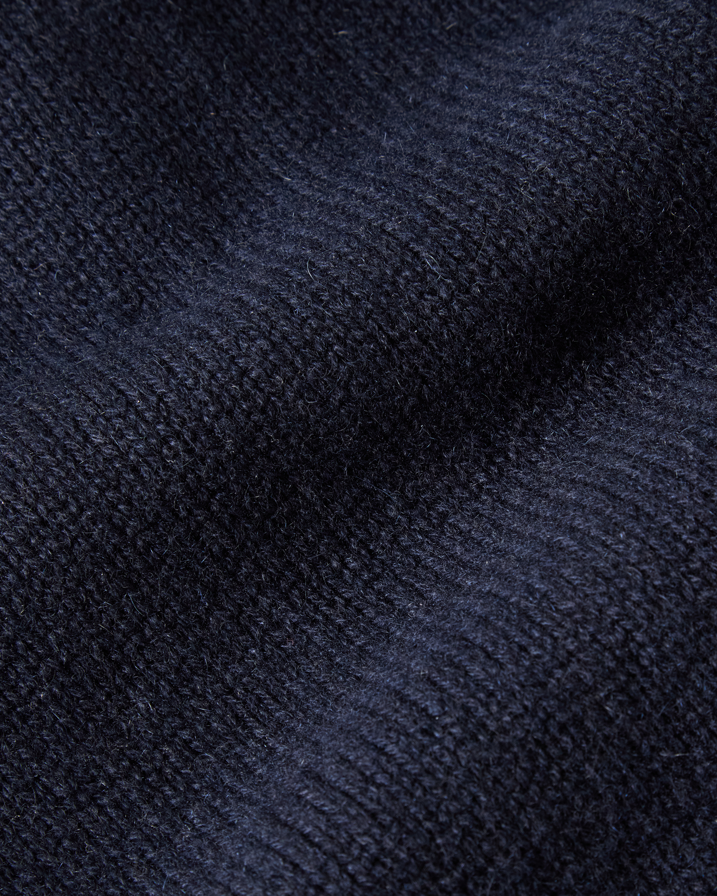 Fur Lined Cashmere Blouson Navy