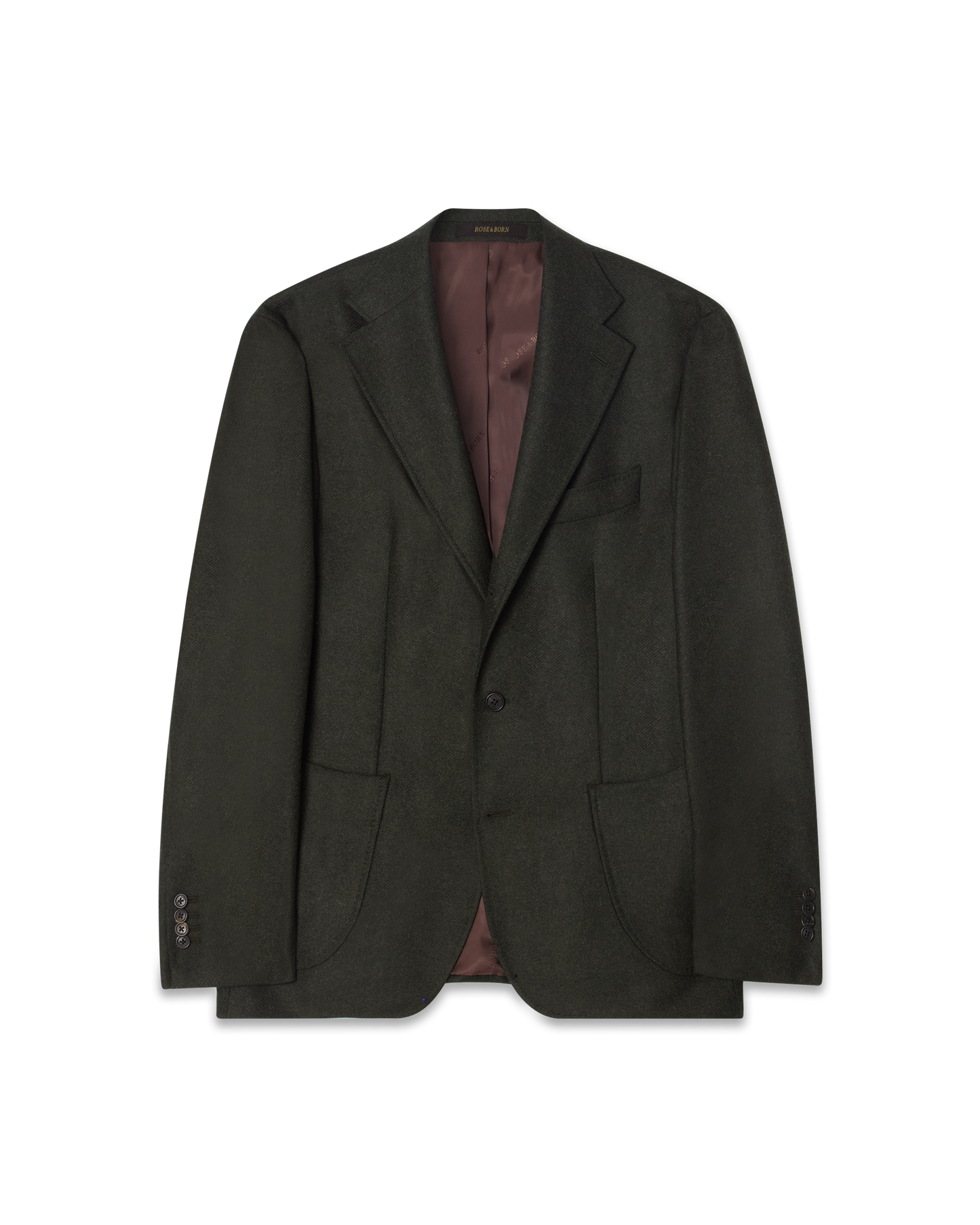 Wool Blend Jacket Forest Green