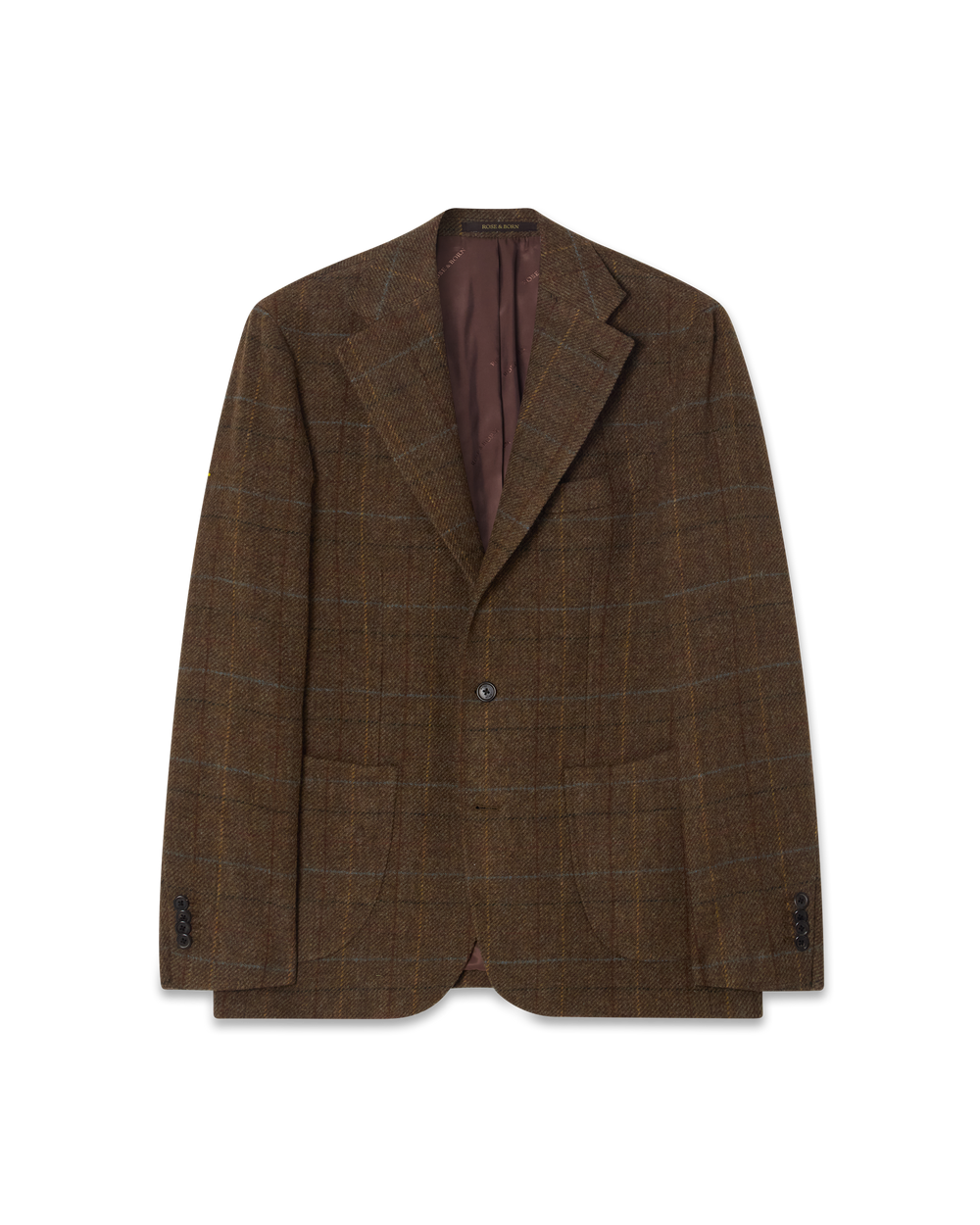 Glencheck Tweed Jacket Olive