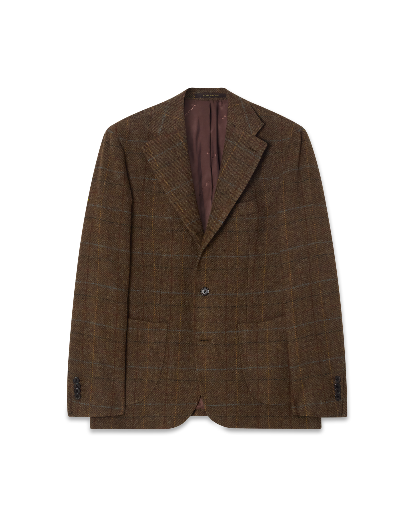 Glencheck Tweed Jacket Olive