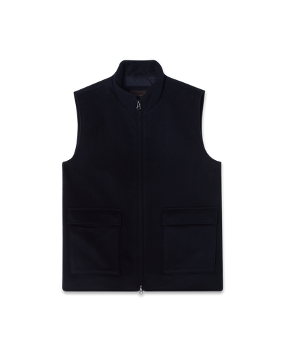 Vest Wool Navy