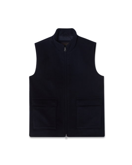 Vest Wool Navy