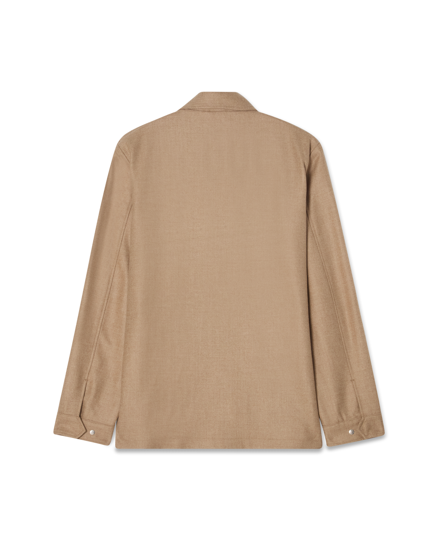 Unlined Shirt Jacket Beige