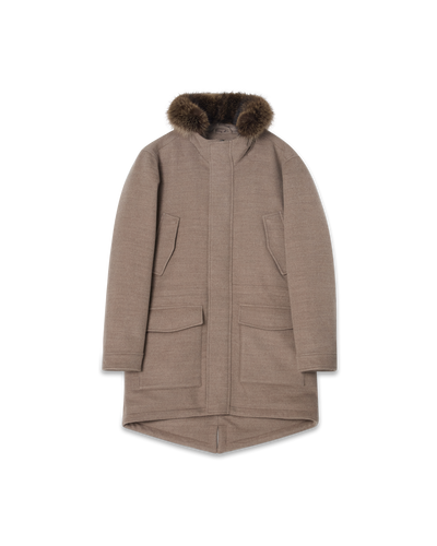 Arctic Fur Parka Taupe