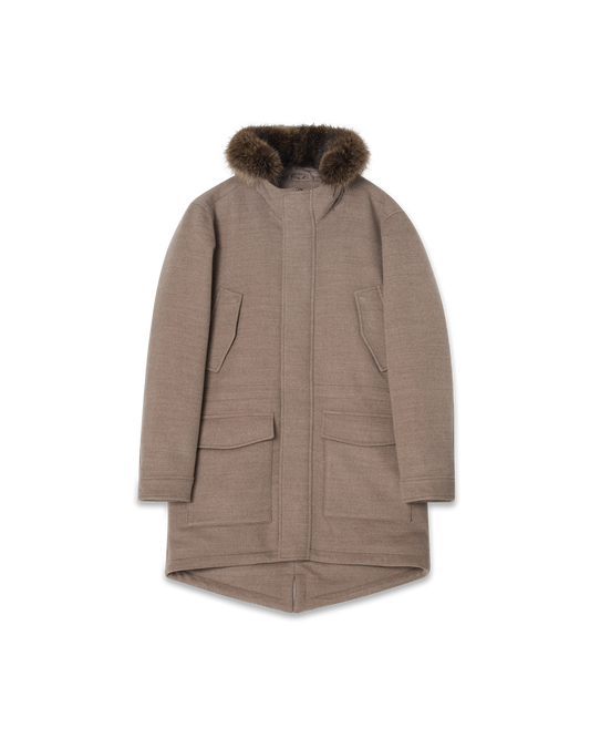 Arctic Fur Parka Taupe