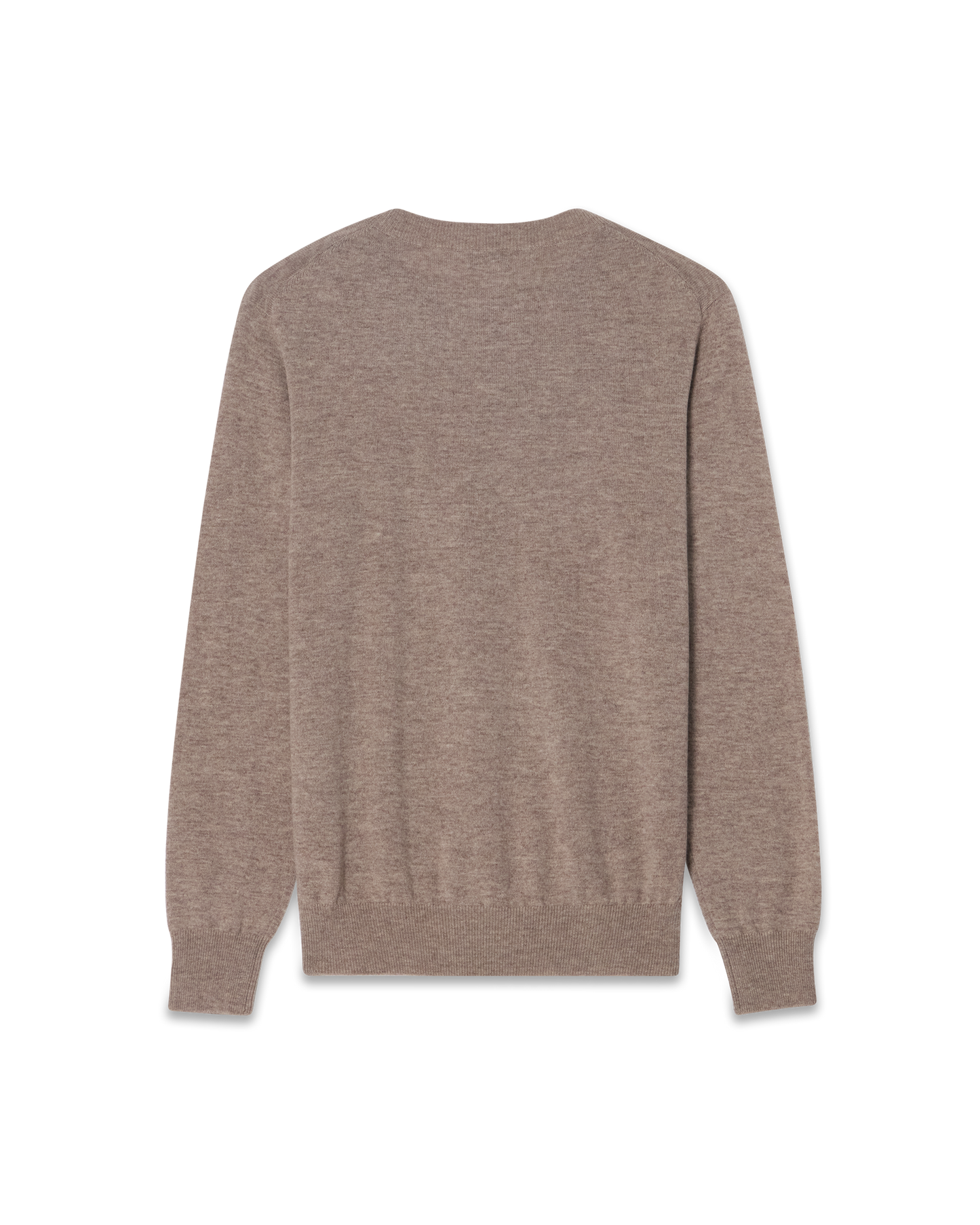 Crewneck Wool Cashmere Sweater Taupe