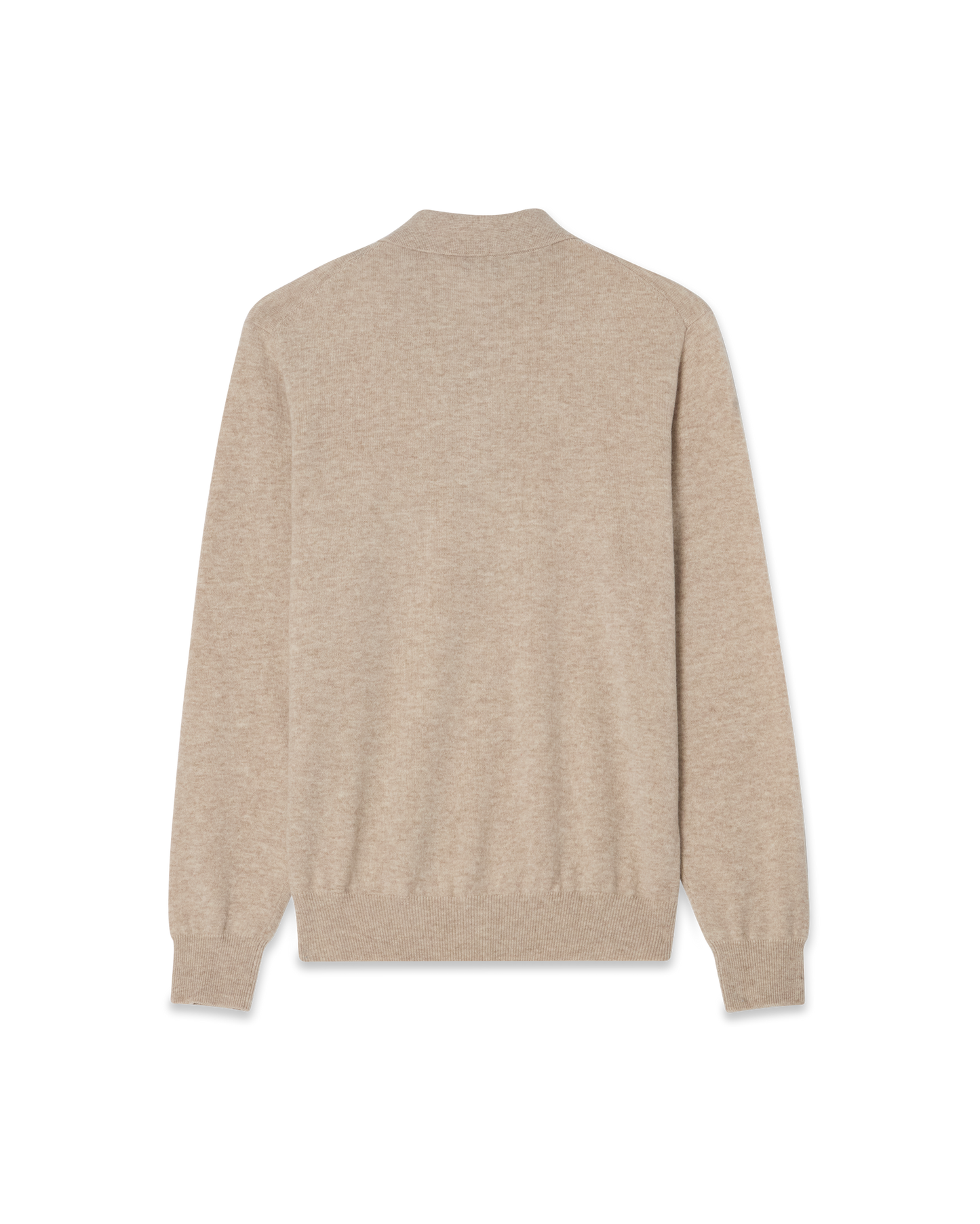 Pikétröja Merino Kashmir Beige