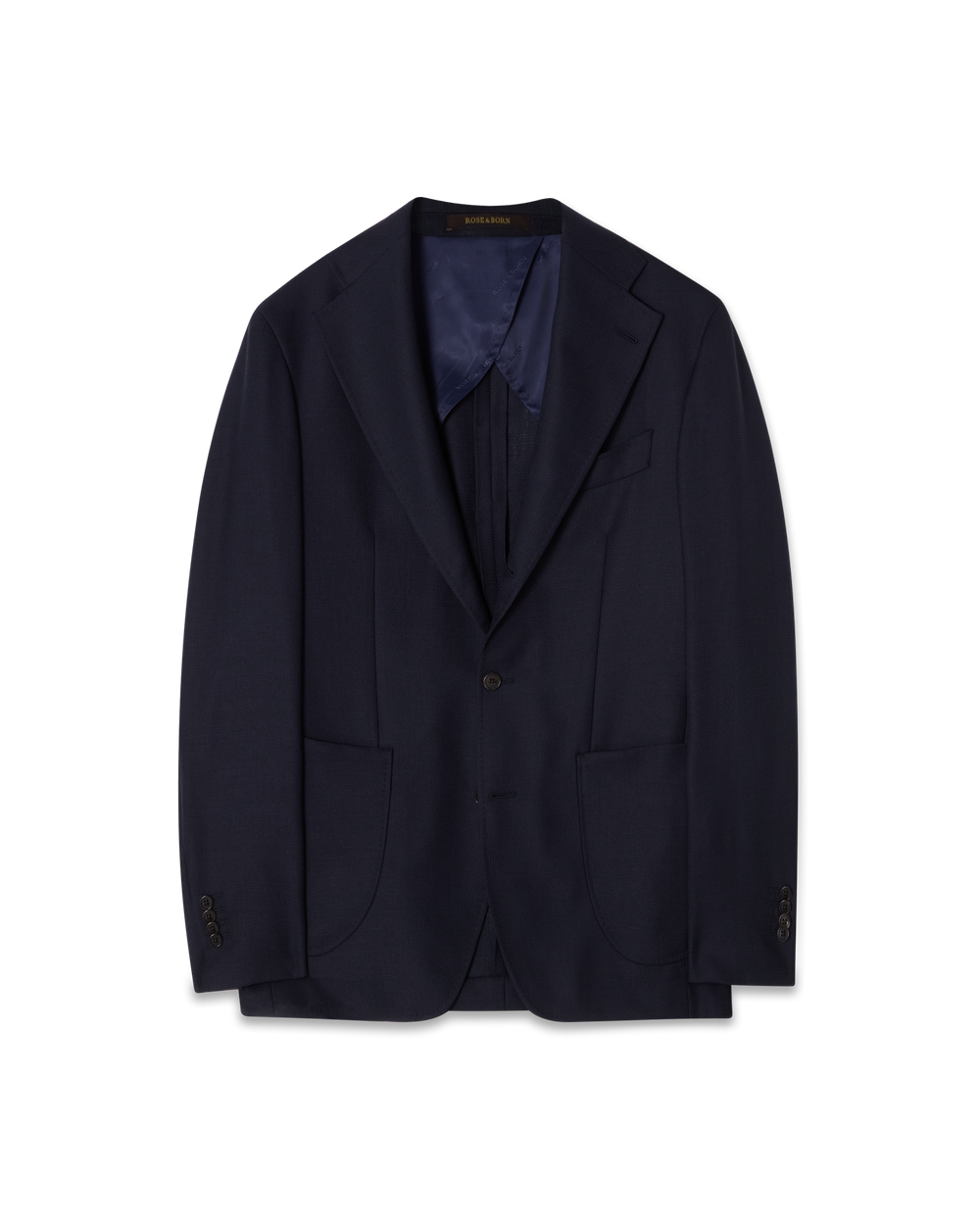 Mesh Wool Jacket Navy