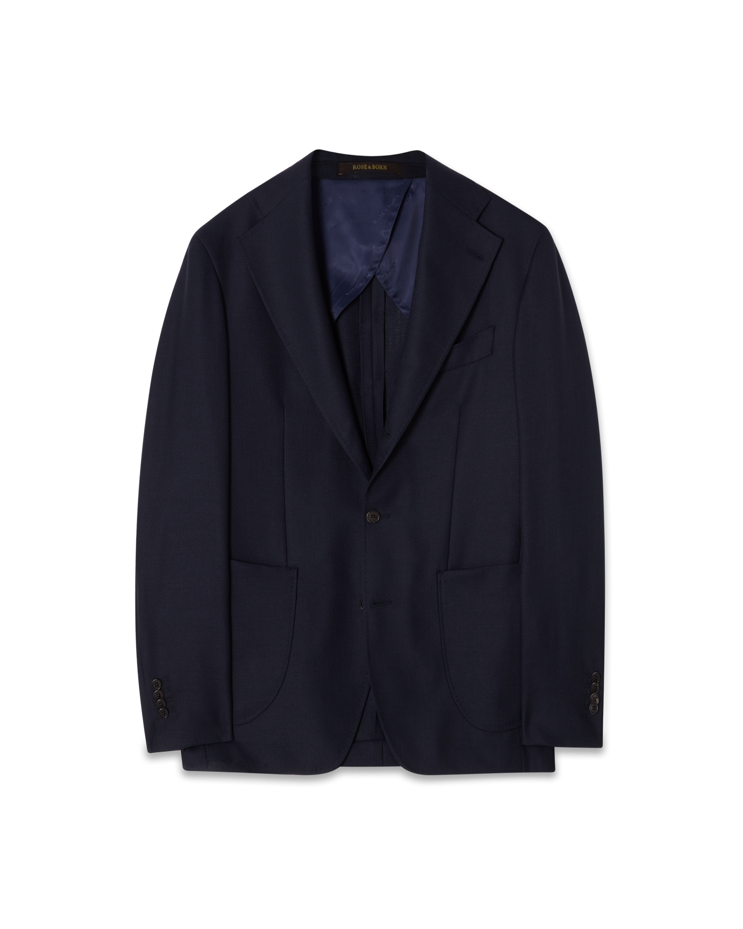 Mesh Wool Jacket Navy