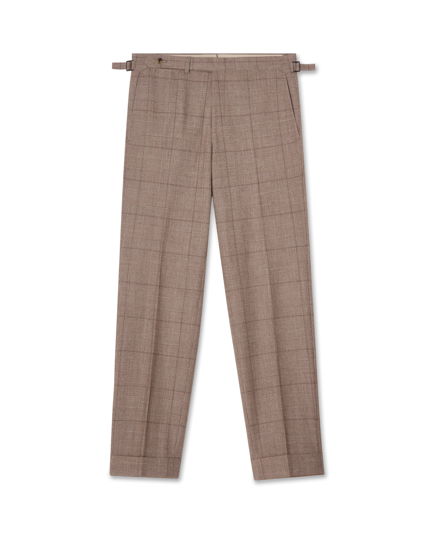 Checkered Suit Light Brown