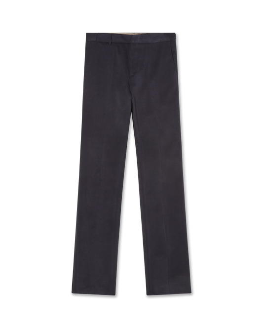 Tailored Brushed Cotton Trouser Navy