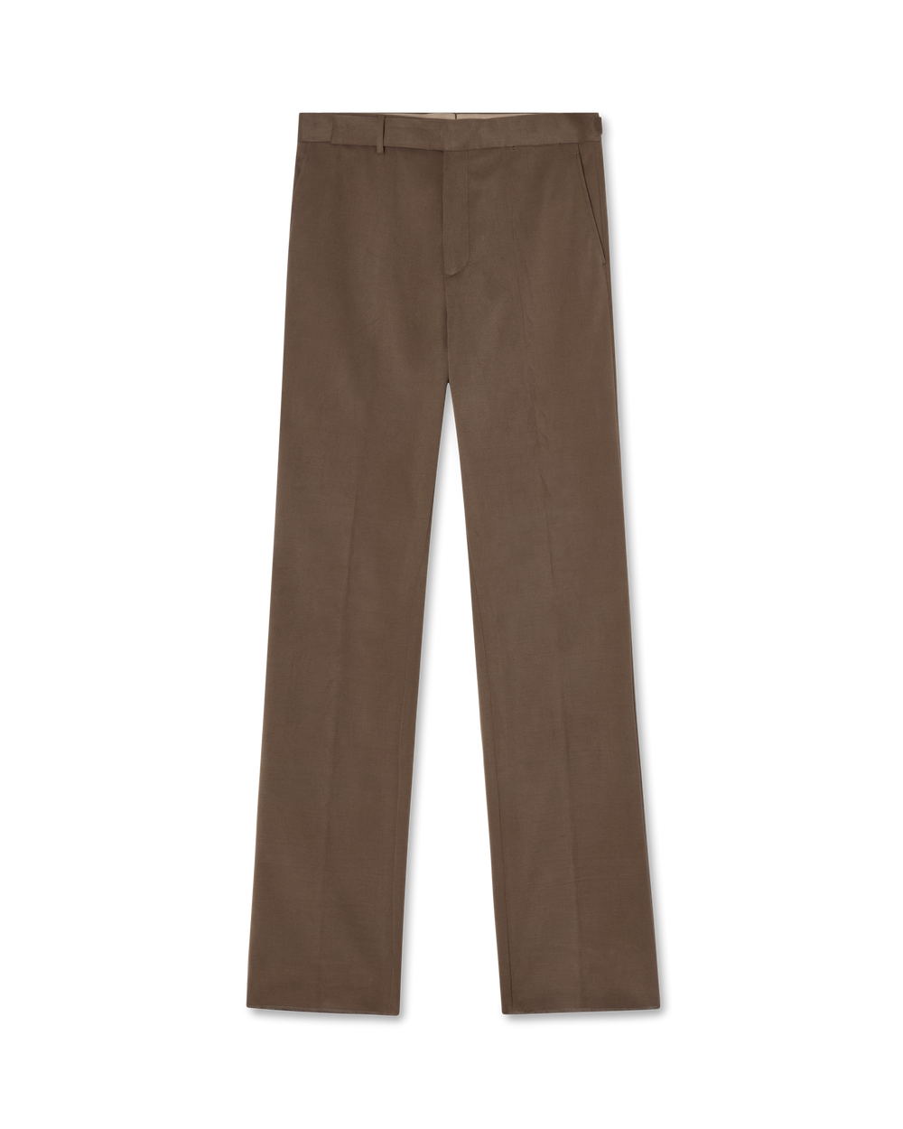 Tailored Brushed Cotton Trouser Taupe