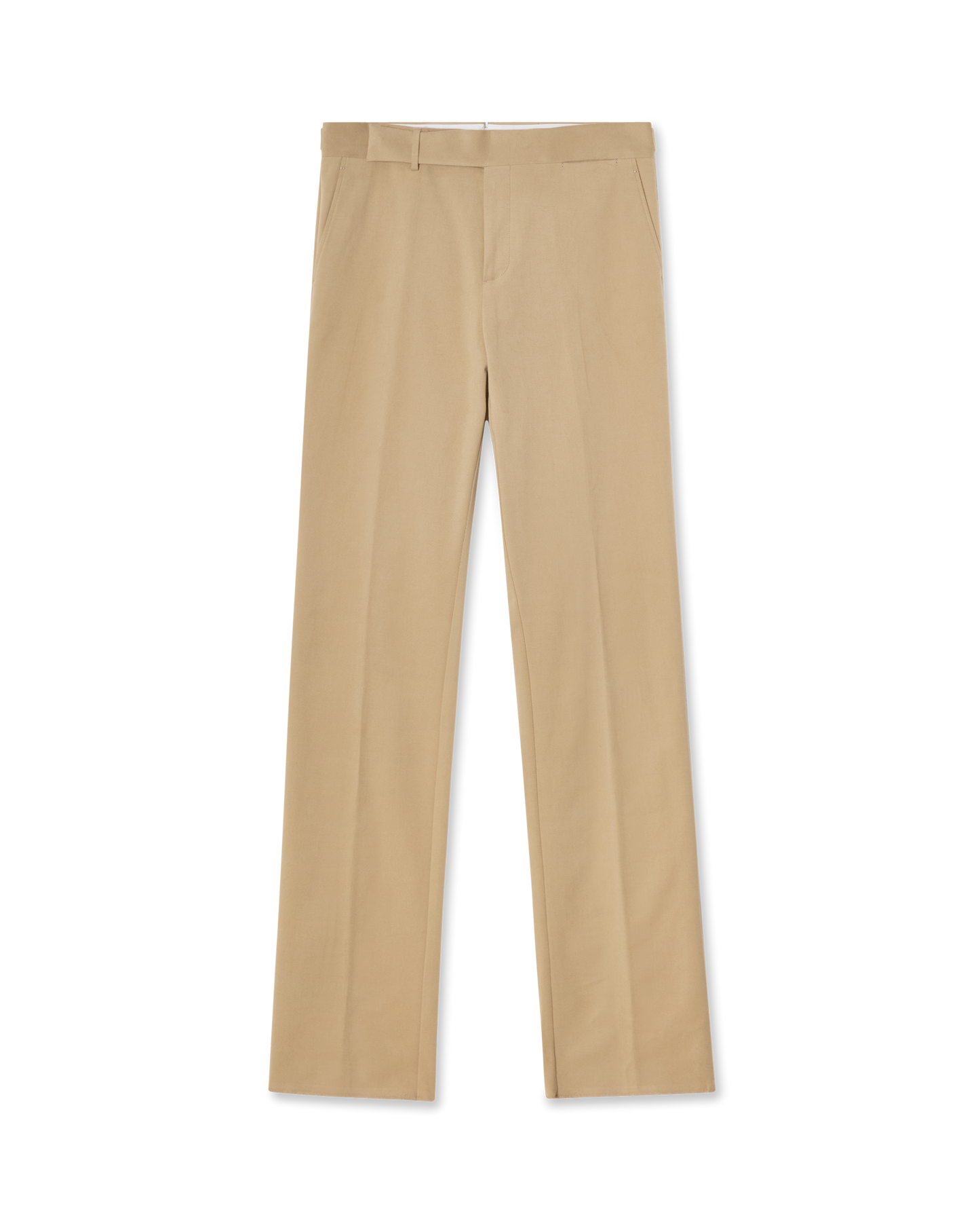 Tailored Brushed Cotton Trouser Beige