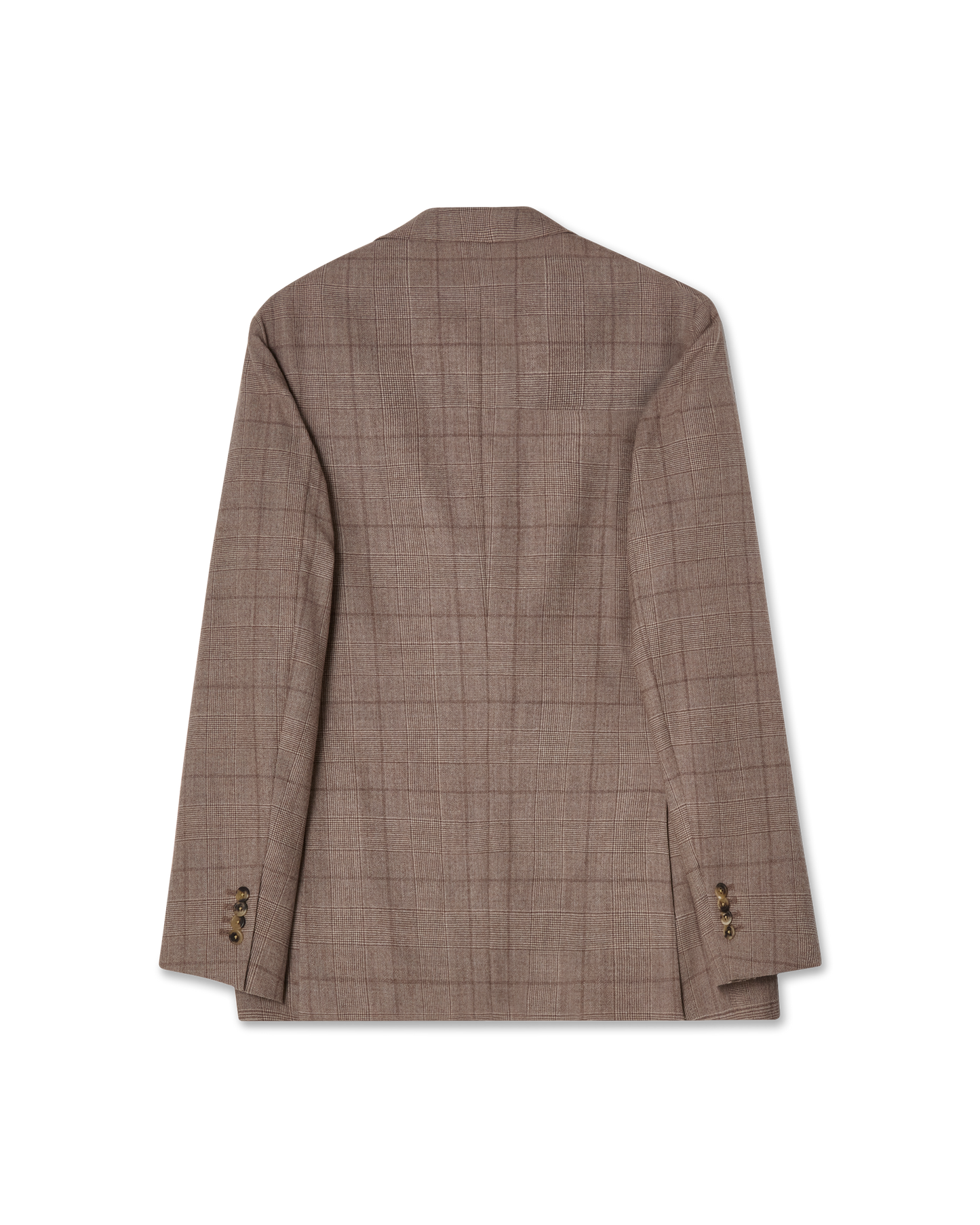 Checkered Suit Light Brown