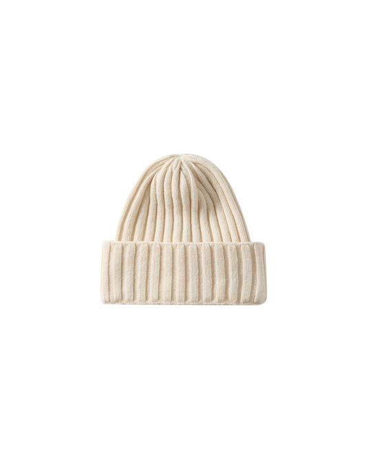 Cashmere Beanie White