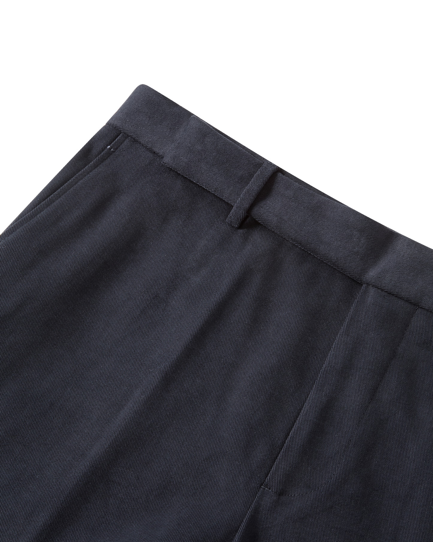 Tailored Brushed Cotton Trouser Navy