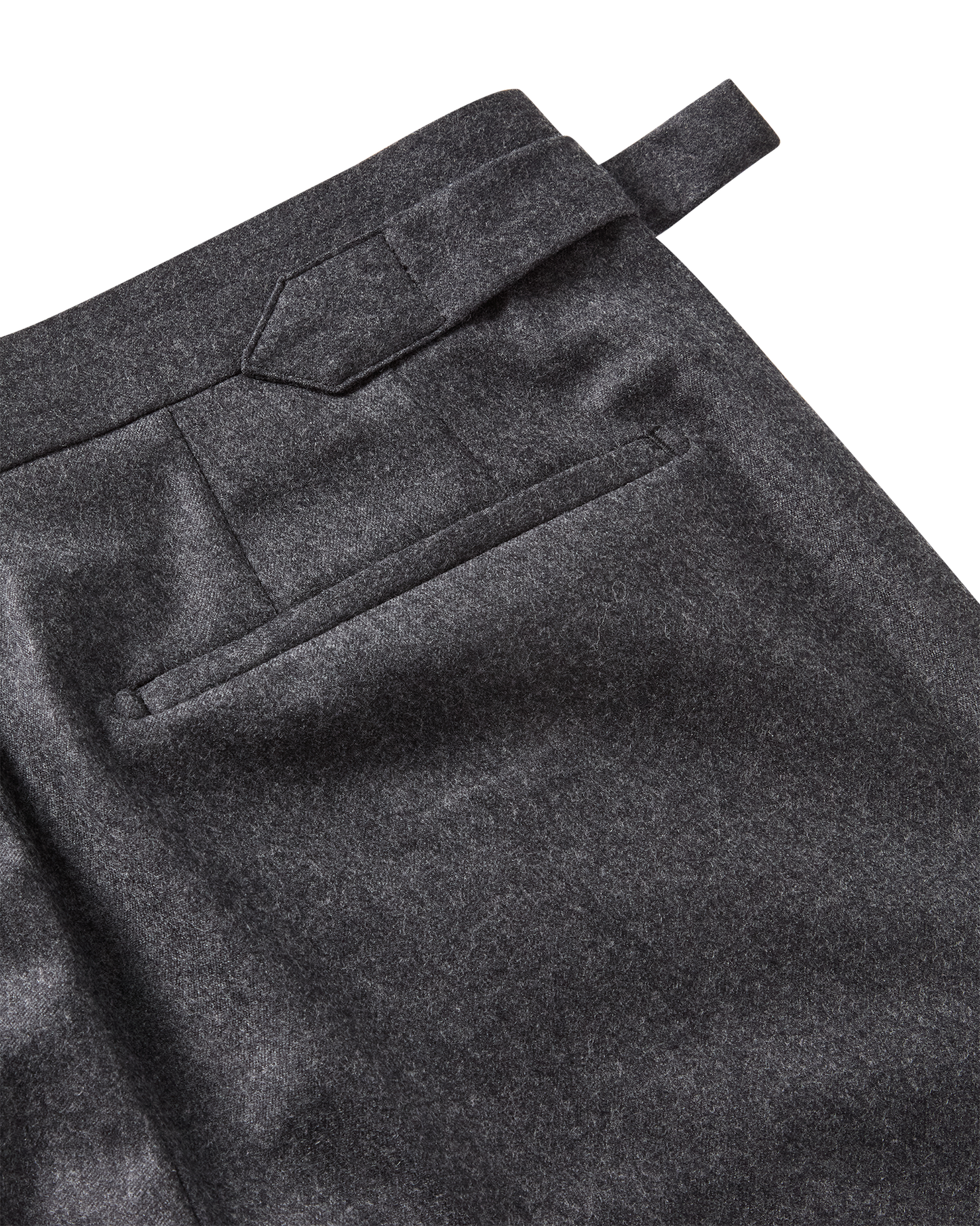 Flannel Wool Trouser Grey