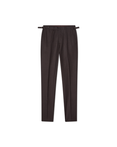 Flannel Wool Trouser Brown
