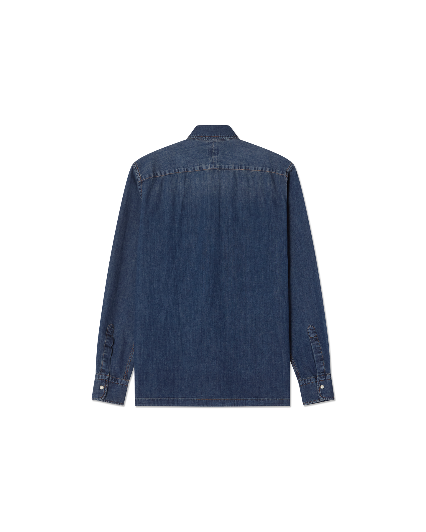 Western Denim Shirt Blue
