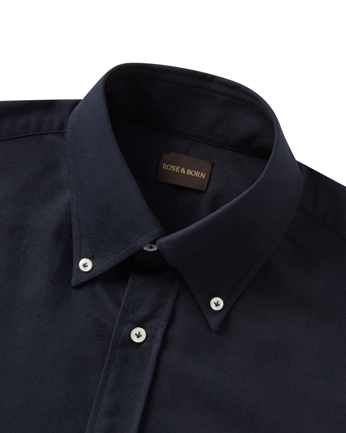 Skjorta Oxford Button-Down Marinblå