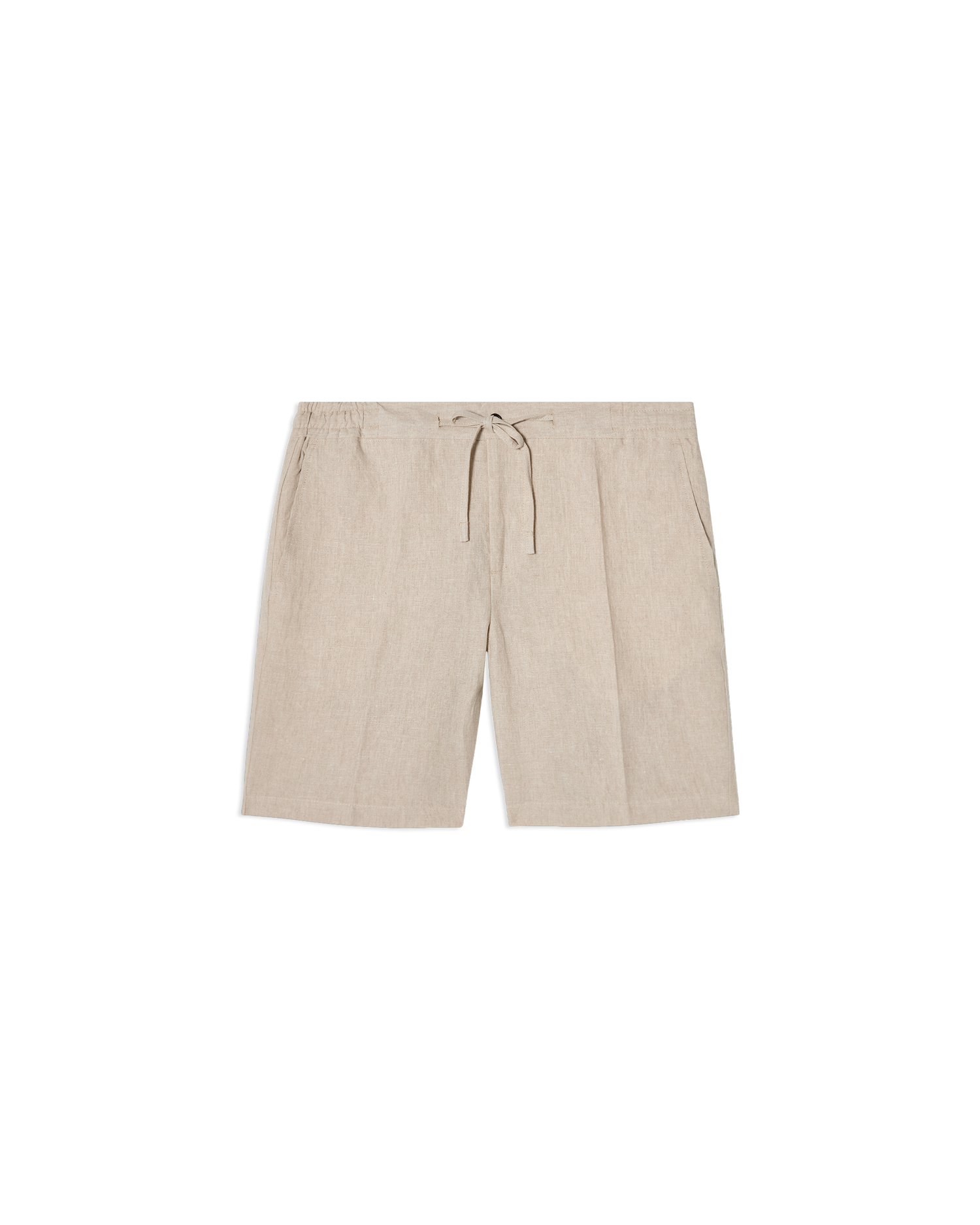 Linen Drawstring Shorts Sand