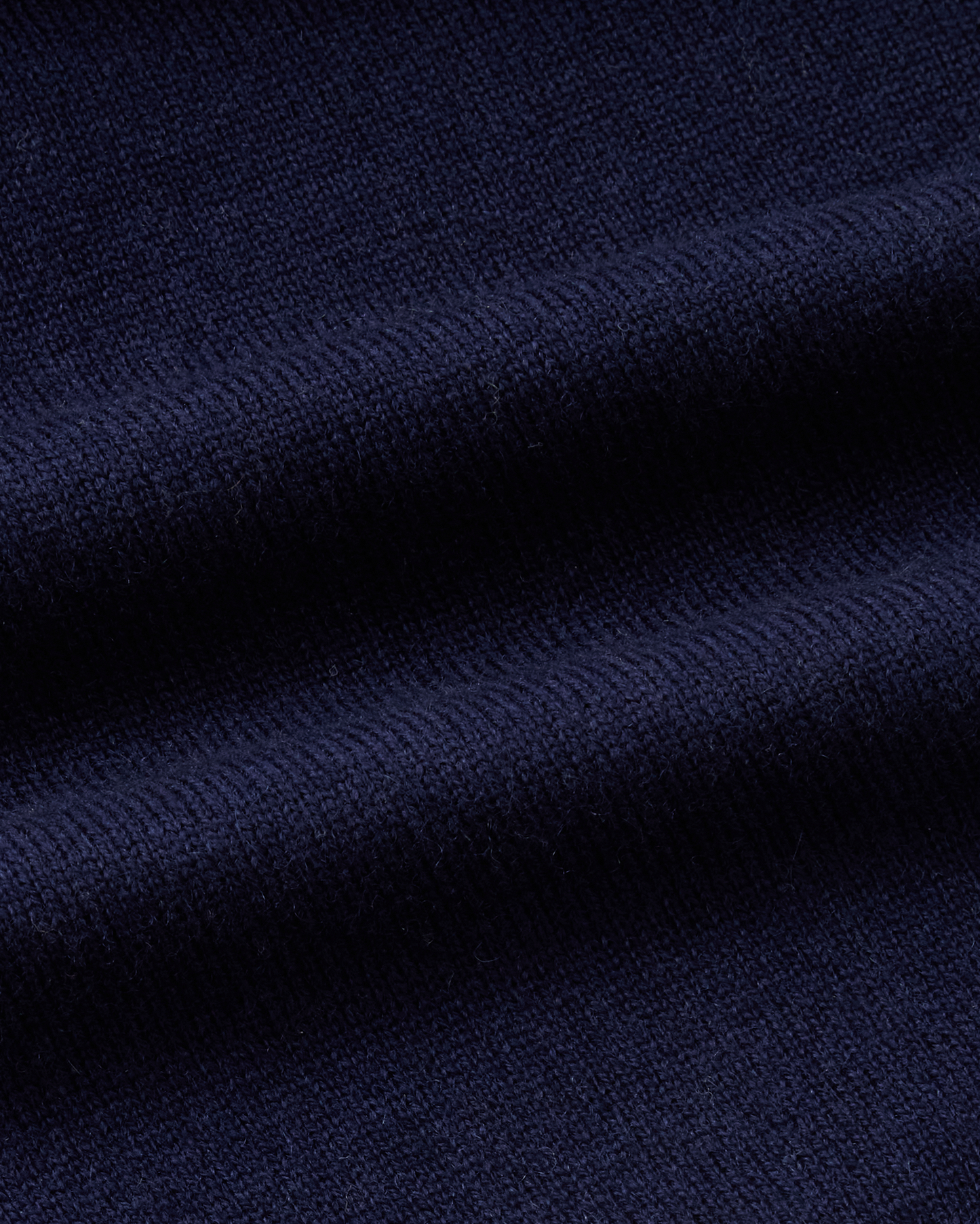 Poloneck Wool Cashmere Sweater Navy